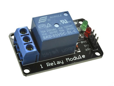 Extension module; relay; A-MP1-5V; 5V; 10A; 250V; 30V; 1- channel; relay SRD-05VDC-SL-C; pin strips; screw