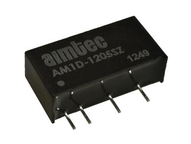 Przetwornica; AM1D-1205SZ; konwerter DC/DC; 12V (10,8÷13,2)V; DC; 5V; DC; 200mA; 1W; izolowany; 1kV; SIL7; przewlekany (THT); Aimtec; RoHS