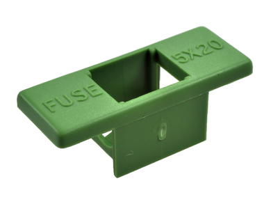 Fuse holder cover; PTF78/77/76/75 BS232; diam.5x20mm; for socket; 6,3A; 250V AC; Stelvio; RoHS