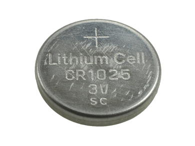 Battery; lithium; CR1025; 3V; 30mAh; fi 10x2,5mm; Kinetic; 1025
