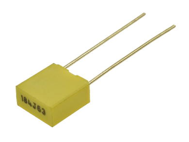 Kondensator; poliestrowy; MKT; 180nF; 63V; CL71; CL71-184/63V/J; 5%; 2,5x6,5x7,2mm; 5mm; luzem; -40...+85°C; LDC; RoHS