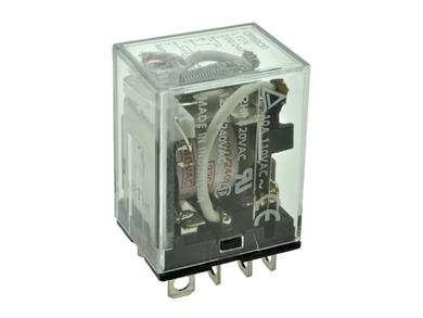Relay; electromagnetic industrial; LY2N 220/240VAC; 230V; AC; DPDT; 10A; PCB trough hole; for socket; Omron; RoHS