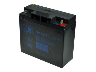 Rechargeable battery; lead-acid; maintenance-free; MW 18-12F; 12V; 18Ah; 181x77x167mm; screw M5; MW POWER; 5,5kg; 6÷9 years
