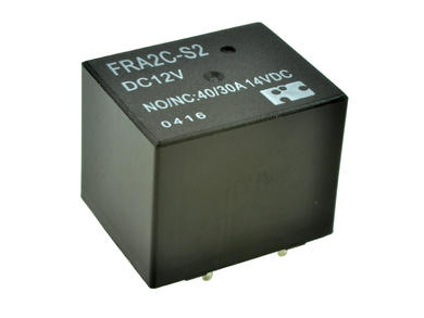 Przekaźnik; elektromagnetyczny samochodowy; FRA2C-S2-DC12; 12V; DC; 1 styk przełączny; 30A; 14V DC; do druku (PCB); 1,6W; Forward Relays; RoHS