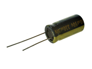 Capacitor; electrolytic; Low Impedance; 330uF; 50V; WLR331M1HG20M; diam.10x20mm; 5mm; through-hole (THT); bulk; Jamicon; RoHS