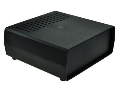 Enclosure; multipurpose; Z1AW; polystyrene; 172mm; 176mm; 68mm; black; venting holes; with side panels; Kradex; RoHS