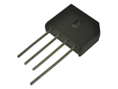 Mostek prostowniczy; KBU810/KBU8M; 8A; 1000V; płaski; przewlekany (THT); typ FM 23x19x7mm; RoHS