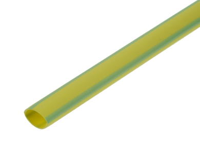 Rurka termokurczliwa; ZAK; 3,2mm; 1,6mm; żółto-zielony; 2:1