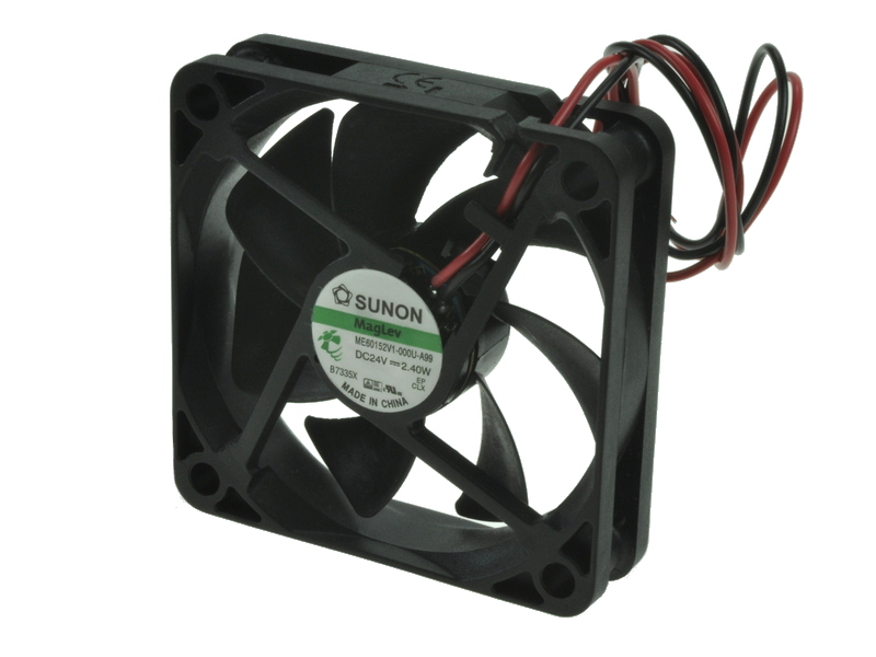 Ventilateur 12V DC Sunon MF6015 - 60x60x15mm - 4700 Tr/min - Pour Refroidissement PC, GPU, Chipset - Débit 44,8 M³/h
