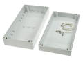 Enclosure; multipurpose; G2113; polycarbonate; 240mm; 120mm; 60mm; IP65; light gray; recessed area on cover; Gainta; RoHS