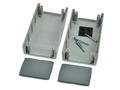 Enclosure; for instruments; G447; ABS; 150mm; 80mm; 60mm; IP54; light gray; dark gray ABS ends; Gainta; RoHS