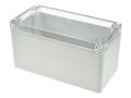 Enclosure; multipurpose; G265C; polycarbonate; 160mm; 80mm; 85mm; IP65; light gray; transparent lid; Gainta; RoHS