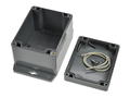 Enclosure; multipurpose; G331MF; ABS; 115mm; 90mm; 80mm; IP65; dark gray; mounting flange; Gainta; RoHS