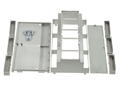 Enclosure; DIN rail mounting; D9MG; ABS; 159,5mm; 90,2mm; 57,5mm; light gray; snap; Gainta; RoHS; no gasket