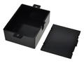 Enclosure; multipurpose; G1018; ABS; 88mm; 68mm; 32,7mm; black; mounting brackets; Gainta; RoHS