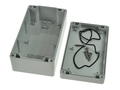 Enclosure; multipurpose; HM1555J2GY; polycarbonate; 160mm; 88,9mm; 61mm; IP65; light gray; Hammond; RoHS