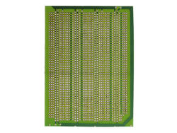 Circuit board; multipurpose; UM-18; 1701; 94x134; 2,54mm; drilled; 1pcs.; green