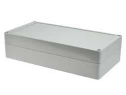 Enclosure; multipurpose; G2113; polycarbonate; 240mm; 120mm; 60mm; IP65; light gray; recessed area on cover; Gainta; RoHS