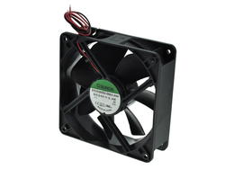 Fan; EEC0382B2-000U-A99; 120x120x38mm; ball bearing; 24V; DC; 5,4W; 197,2m3/h; 44dB; 224mA; 2600RPM; 2 wires; Sunon; RoHS; 10÷27,6V; 330mm