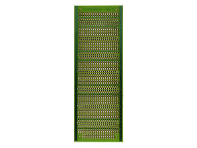 Circuit board; multipurpose; UM-17; 1328; 61x175; 2,54mm; drilled; 1pcs.; green