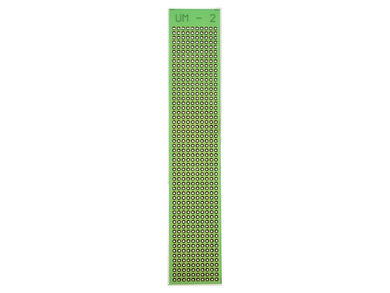 Circuit board; multipurpose; UM-2W; 540; 28x471; 2,54mm; drilled; 1pcs.; green