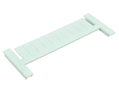 Marking labels; for DIN rail terminal blocks; TM27W; white; Dinkle; RoHS
