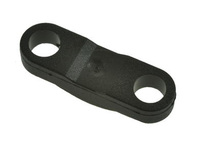 Cable tie mounts; DP441; black; 23mm; polyamide; 7,3mm; screw; RoHS