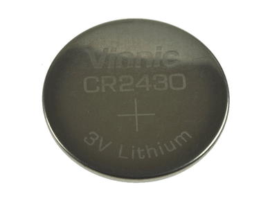 Battery; lithium; CR2430; 3V; 270mAh; fi 24,5x3mm; Vinnic; CR2430