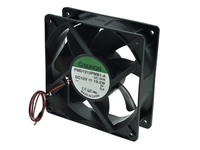 thumbnail image 2 of PMD1212PMB1-A(2).GN 120mm DC 12V Cooling Fan – 120x120x38mm, 19.2W, 2-Wire 2 of 11
