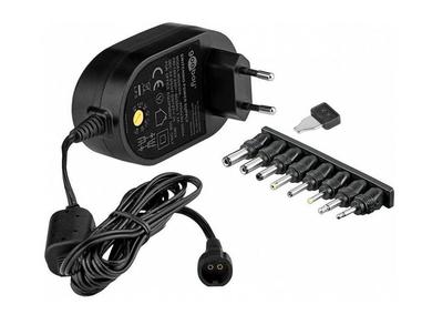 Power Supply; plug; W-ZW-5/15V; 5/6/7,5/9/12/13,5/15V DC; 3A; 36W; interchangeable plugs DC; 100÷240V AC; Goobay