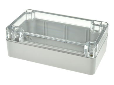 Enclosure; multipurpose; G203C; polycarbonate; 115mm; 65mm; 40mm; IP65; natural; transparent lid; Gainta; RoHS