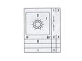 Switch; cam; rotary; LW26-20-M1-F/1P 01 DIN-RAIL; 2 positions; ON-ON; 60°; bistable; DIN rail; 1 way; 1 layer; screw; 20A; 440V AC; black; 8,5mm; 48x48mm; 40mm; Greegoo; RoHS