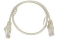 Kabel; patchcord; U/UTP; CAT 5e; 0,5m; szary; RJ4505Go; linka; CCA; okrągły; PVC; 2x wtyk RJ45; Goobay; RoHS