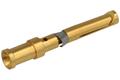Female terminal; Han D; 09152006221; 1 way; metal; straight; for cable; crimped; 10A; silver; selectively gold-plated; 1,5mm2; IP65; Harting; RoHS