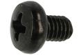 Screw; WWKM3004C; M3; 4mm; 6,5mm; cylindrical; philips (+); galvanised steel; blackened; D7985; Kraftberg; RoHS