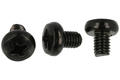 Screw; WWKM3004C; M3; 4mm; 6,5mm; cylindrical; philips (+); galvanised steel; blackened; D7985; Kraftberg; RoHS