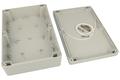 Enclosure; multipurpose; ZP210.140.60JH-TM; ABS; 140mm; 210mm; 60mm; light gray; with brass bushing; hermetic; Kradex; RoHS