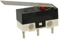 Mikroprzełącznik; KW10-Z2P-075; dźwignia; 15mm; 1NO+1NC wspólny pin; szybkie; przewlekany (THT); 1A; 250V; KLS; RoHS