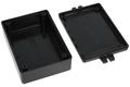 Enclosure; multipurpose; 90x65 z uchwytem; ABS; 90mm; 65mm; 33mm; black; mounting brackets; RoHS