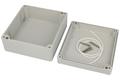 Enclosure; multipurpose; Z59JH-TM; ABS; 125mm; 115mm; 58mm; IP65; light gray; with brass bushing; Kradex; RoHS