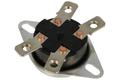 Thermostat; 2 ways; bimetallic with reset; KSD302S-90; 2NC; 90°C; 30A; 250V AC; 6,3mm vertical connectors; bakelite; Bochen; RoHS
