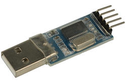 Moduł rozszerzeniowy; konwerter; A-C-PL2303HX; PL2303HX; kołkowe; UART; USB
