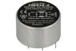 Filter; anti-interference; FM414-2; 250V AC; 100nF; 2,2nF; 2A; through-hole (THT); 3,7mH; RoHS