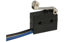 Mikroprzełącznik; G905-200F06W1; dźwignia z rolką; 15,7mm; 1NO+1NC wspólny pin; szybkie; z przewodem 30cm; 5A; 250V; IP67; Canal; RoHS