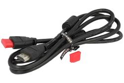 Kabel; HDMI; KHDMI2xW SAMSUNG; 2x wtyk HDMI; 1,5m; czarny; okrągły; PVC; Samsung