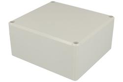 Enclosure; multipurpose; Z59JH-TM; ABS; 125mm; 115mm; 58mm; IP65; light gray; with brass bushing; Kradex; RoHS