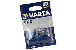 Bateria; litowa; CR2 6206; 3V; 800mAh; blister; fi 15,5x27mm; VARTA; CR2