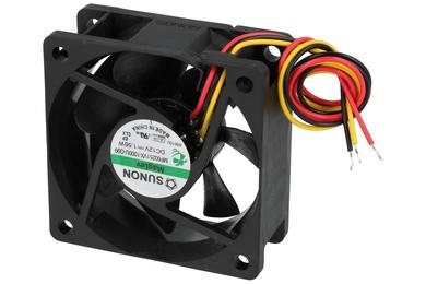 Fan; MF60251VX-1000U-G99; 60x60x25mm; magnetic Vapo; 12V; DC; 1,56W; 45,63m3/h; 31,2dB; 130mA; 5200RPM; 3 wires with rotation sensor; Sunon; RoHS; 4,5÷13,8V; 300mm