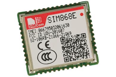 Moduł; GSM; GPRS; SIM868E; 850/900/1800/1900MHz; Simcom; powierzchniowy (SMD)