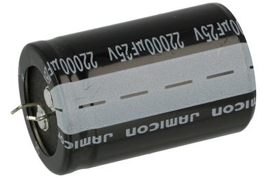 Capacitor; electrolytic; SNAP-IN; 22000uF; 25V; HS; HSW223M1EP45M; 20%; fi 30x45mm; 10mm; through-hole (THT); bulk; -40...+105°C; 2000h; Jamicon; RoHS